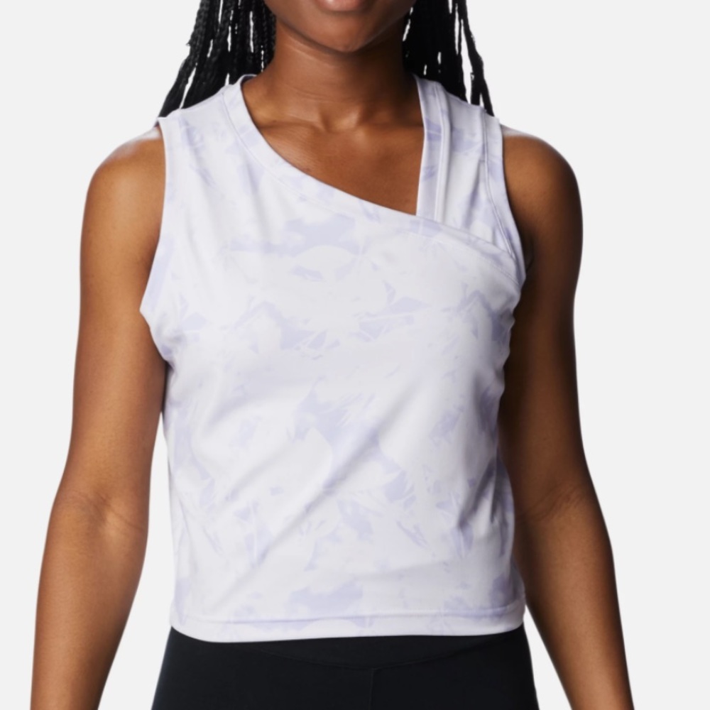 New! Columbia Asymmetrical V neck Omni-wick Tank, M